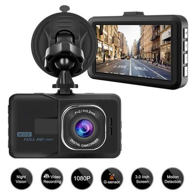 Dash Camera for Cars, Super Night Vision Dash Cam Front and Rear , 1080P DVR  Car Dashboard Camera with G-Sensor, WDR, Parking Monitor, Loop Recording,  Motion Detection 