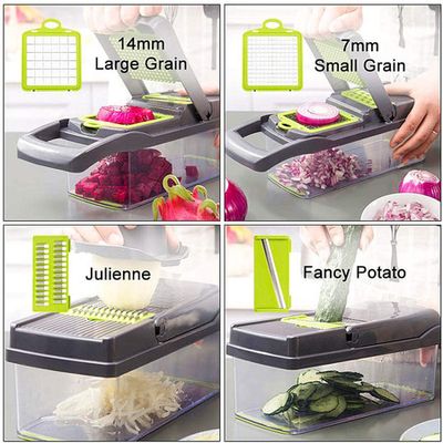 Vegetable Slicer Onion Mincer Chopper Vegetable Chopper Cutter Dicer Egg  Slicer with Container Multi-Functional Vegetable Cutter 2023 - US $29.99