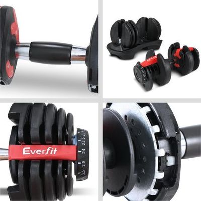 Everfit best sale adjustable dumbbells