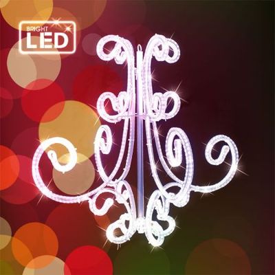 Led outdoor deals chandelier