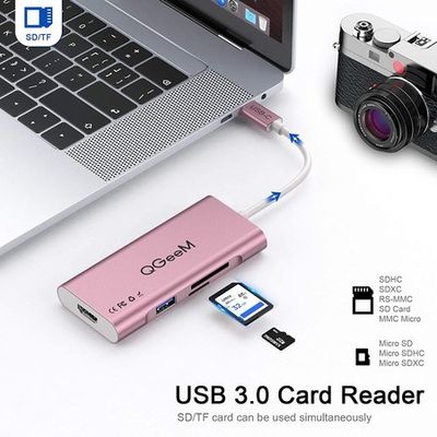 USB C to Micro SD TF Memory Card Reader, Compatible with iPad  Pro,Chromebook, 3-in-1 USB Camera Card Reader Adapter for XPS, Galaxy  S10/S9 and More USB C Devices 