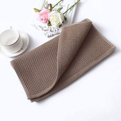 Cotton Weave Kitchen Dish Cloths Ultra Soft Absorbent Quick Drying