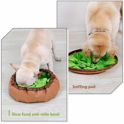 Snuffle Mat for Dogs Interactive Feed Game with Non Slip Bottom