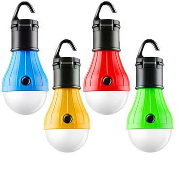 1/2/4 Pack Tent Lamp Portable LED Tent Light Hurricane Emergency Lights  Camping Light Bulbs Camping Tent Lantern Bulb Camping Equipment for Camping  Hiking Backpacking Fishing, Battery Powered