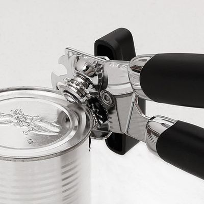 Can Opener, Heavy Duty 3-in-1 Manual Can Opener, Smooth Edge Multi-function Can  Opener With Stainless Steel Blade, Easy-twist Knob And Non-slip Utensi