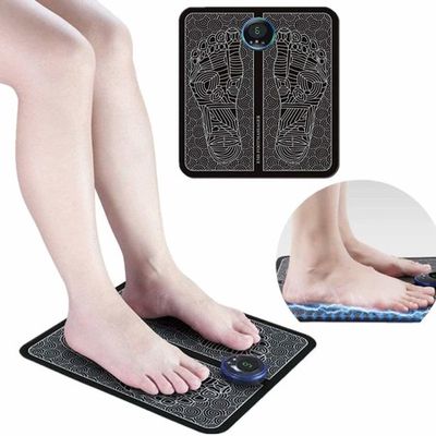 Electric EMS Foot Massager Leg Reshaping Pad Feet Muscle Stimulator Mat USB