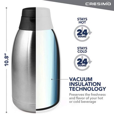 68 OZ Stainless Steel Thermal Coffee Carafe Double Walled Vacuum Insulated  Pot