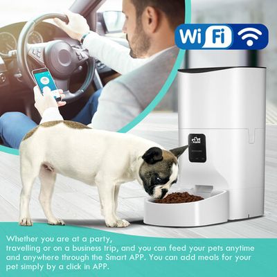 Automatic Pet Feeder For Cats Dogs Remote Control With Tuya App