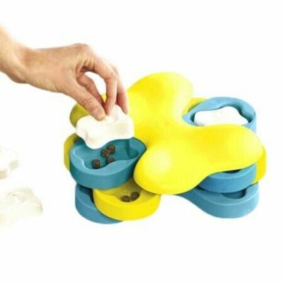 Pet Interactive Puzzle Game Dog Brick ToysWith Spin And Twist Layers For  Pet Slow Feeding Bowl Funny Playing Toy For Dogs Cats - Crazy Sales