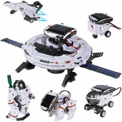 Tomons STEM Toys 6-in-1 Solar Robot Kit Learning Science Building Toys  Educational Science Kits Powered by Solar Robot for Kids 8 9 10-12 Year Old  Boys Girls Gifts 