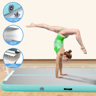 Inflatable discount exercise mat