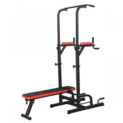 Home Gym Power Tower Fitness Equipment Height Adjustable Pull Chin