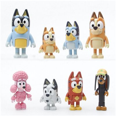 BLUEY - PACK FAMILLE 4 FIGURINES