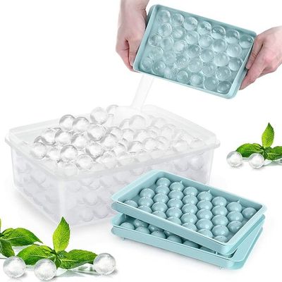 Cheers US Ice Cube Tray with Lid Ice Ball Maker Mold for Freezer