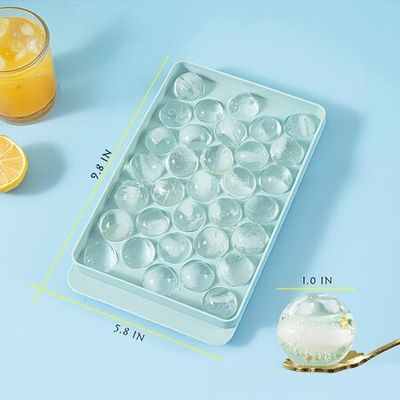 Cheers US Ice Cube Tray with Lid Ice Ball Maker Mold for Freezer