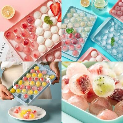 Ice Cube Tray with Lid Ice Trays for Freezer Ice Maker Mold with Container  60 Ice