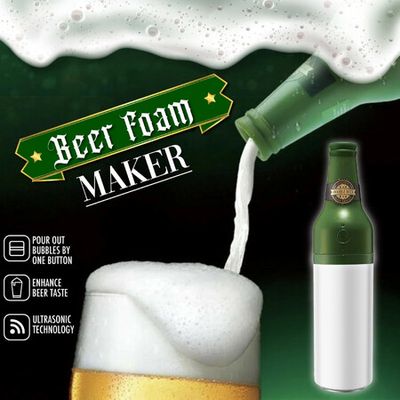 Beer Bubbler, Beer Foamer, Portable Beer Foam Machine for Bottled