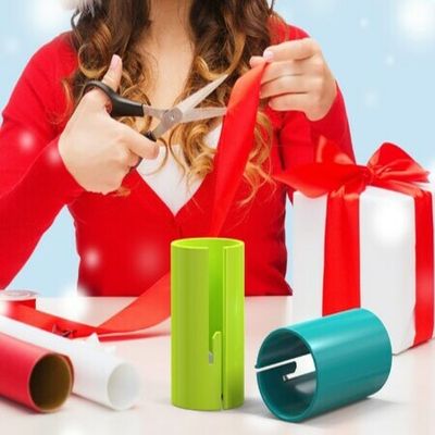 1 Pcs/2Pcs Sliding Wrapping Paper Cutter Christmas Gift Wrapping