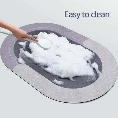 Super Absorbent Bath Mat Quick Drying Bathroom Rug Non-slip Entrance  Doormat Nappa Skin Floor Mats Toilet Carpet Home