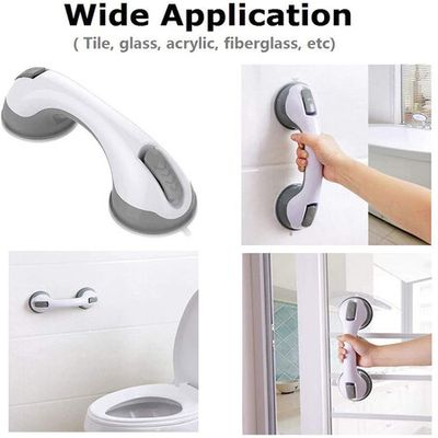 2Pcs Bathroom Suction Cup Handle Grab Bar Anti Slip For Elderly