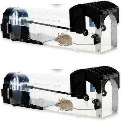 Smart Self-locking Mousetrap Safe Firm Transparent Household Mouse