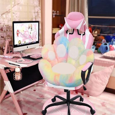 Seat Cushion Cat Paw Shaped Cute Seat Cushion Cat Paw Shaped Lazy Sofa  Office Chair Cushion For Office Room New(low Price Sales)