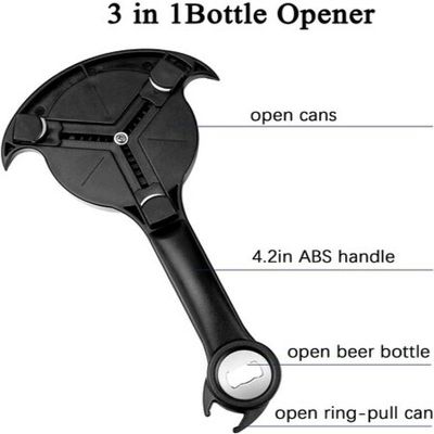 Powerful And Multifunctional Jar Opener For Seniors With Arthritis,  Adjustable Jar Lid Opener For Weak Hands, 3-in-1 Labor-saving Jar And  Bottle Opene