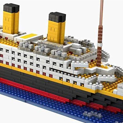 Titanic Building Block Kit Titanic Ship Model DIY Micro Mini Blocks for  Kids Educational Toy Wholesale