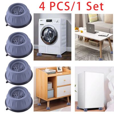 4Pcs Washer Foot Pad Anti Vibration Silent Skid Raiser Mat Machine