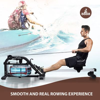 Real water outlet rowing machine