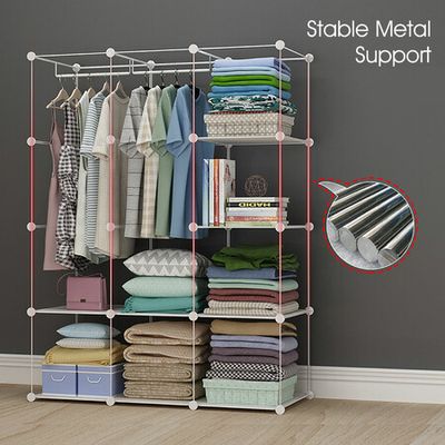 Shoe Rack Foldable & Collapsible Heavy Duty Plastic Shelf Storage