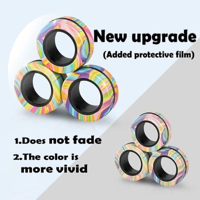  Magnetic Rings Fidget Toy Set, Idea ADHD Fidget Toys, Adult  Fidget Magnets Spinner Rings for Anxiety Relief Therapy, Fidget Pack Great  Gift for Adults Teens Kids (3PCS) : Toys & Games