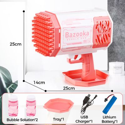 Bubble Gun Machine Rocket 12 Hole Bubble Maker, Shop Now For Limited-time  Deals