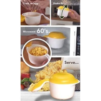  Microwave Scrambled Egg & Omelette Cooker, Fast