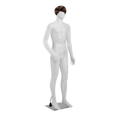 Arms to Side White Male Mannequin