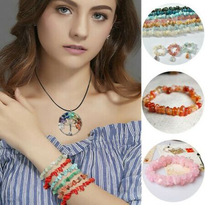 1400 Pcs Crystal Jewelry Making Kit,28 Colors Gemstone Beads For Jewelry  Making, Irregular Stone Beads For Necklace Bracelet Ring Earring Making