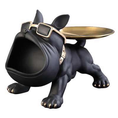 1pc Resin Cool Bulldog Crafts Dog Butler With Tray For Keys And Jewelry  Holder Animal Statue For Living Room Bedroom Dining Room Modern Home Decor  Home Decor | Today's Best Daily Deals |