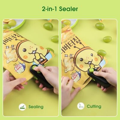 Bag Sealer Heat Seal Chip Bag Sealer Handheld Heat SealerClips