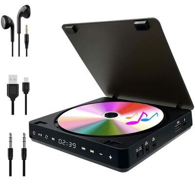 Portable CD Player with Headphone Rechargeable CD Player for Car