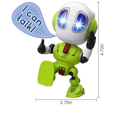 Smart Touch Sensing Talking Robot Toy Head Touch-Sensitive LED Lights Alloy  Robot Toys For Kids Gift Red Green Blue Boy Toys - Realistic Reborn Dolls  for Sale