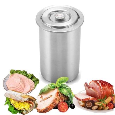 Meao Stainless Steel Ham Sandwich Meat Press Maker for Making Healthy  Homemade Deli Meat Come - Kitchen Bacon Meat Pressure Cookers Boiler Pot  Pan