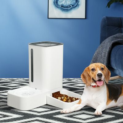 Automatic Pet Feeder/water Dispenser, Gravity Visual Dog Feeder