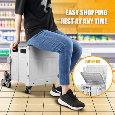 Folding shopping best sale cart for stairs