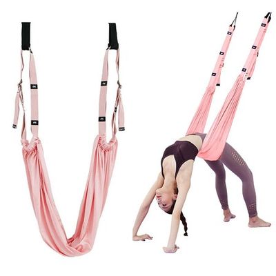 Waist Back Leg Stretch Strap at Door Hanging, for Stretching Back Bend  Split Inversion Strap Gravity Yoga for Fitness Door Flexibility Trainer  Beginner Gym Pink