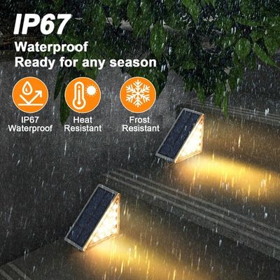 Solar Powered Waterproof Step Garden Patio LED Lights Driveway
