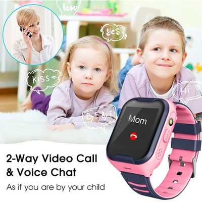 PTHTECHUS Smartwatch for Kids with GPS 4G HD Touchscreen Watch with Phone  GPS Tracker Real-Time Location SOS Video Call Voice Chat Camera for Boys