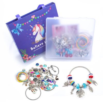 Bracelet Making Kit For Girls Kids - Crafts Beads For Jewelry Making With  Unicorn Mermaid Tail Fruits Charms - 400+ Colored Crystal Beads Pearls  Crack | Fruugo IE