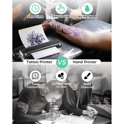 Phomemo M08F Wireless Tattoo Transfer Stencil Printer,Tattoo