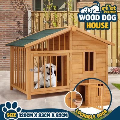 Dog house 2024 with door lock