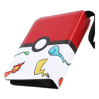 Trading Card Binder for Pokemon, Collectible Card Holder with 4-Pocket  Sleeves for TCG Game and Sports Cards, Fits 400 Cards Album 